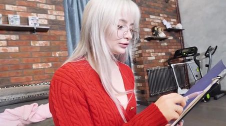 Развратная училка оказалась реально настоящей секс машиной